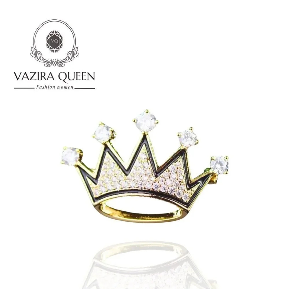 VQ Crown Brooch